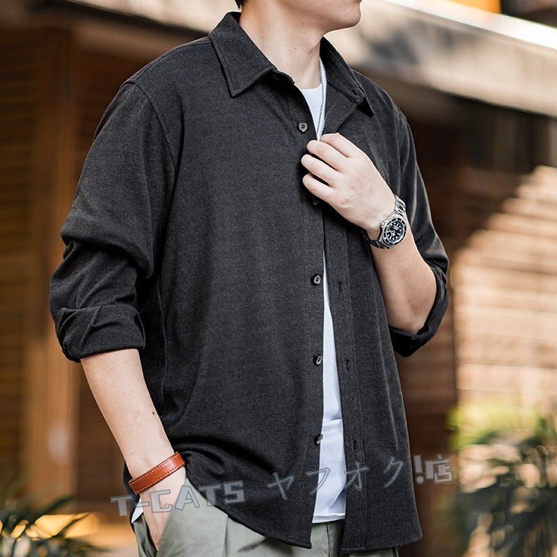 ☆新品ヴィンテージ復(fù)刻 味わい深い ワークシャツ 長袖 アメカジ S～2XL 未使用 Ｓ～2XLネイビー