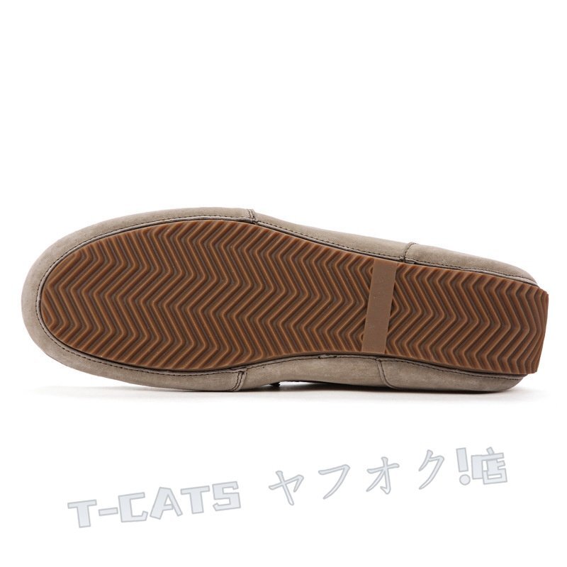 * новый товар Loafer туфли без застежки мужской джентльмен обувь мужчина обувь casual обувь для вождения серый [cm-27cm выбор ]