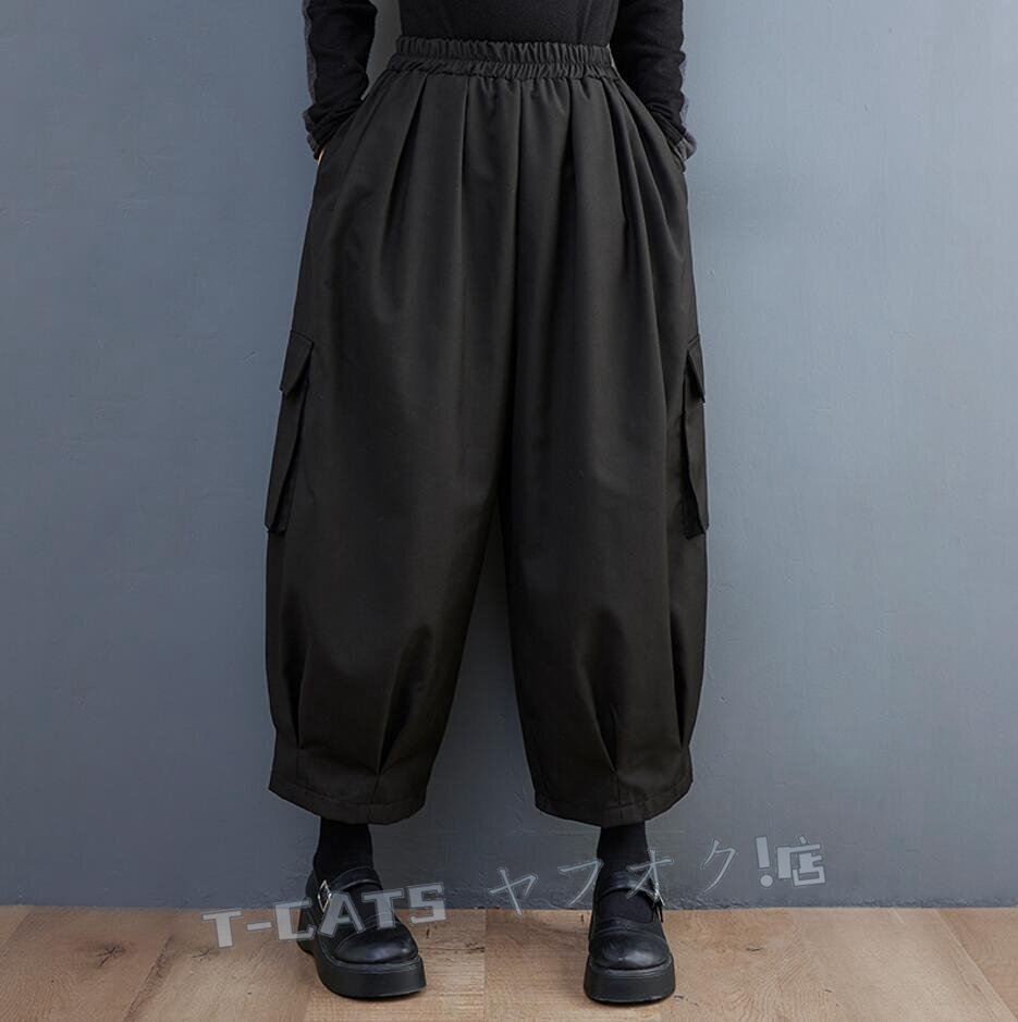 новый товар *F размер этот сезон шаровары женский длинный длина женщина свободно большой размер талия резина широкий брюки