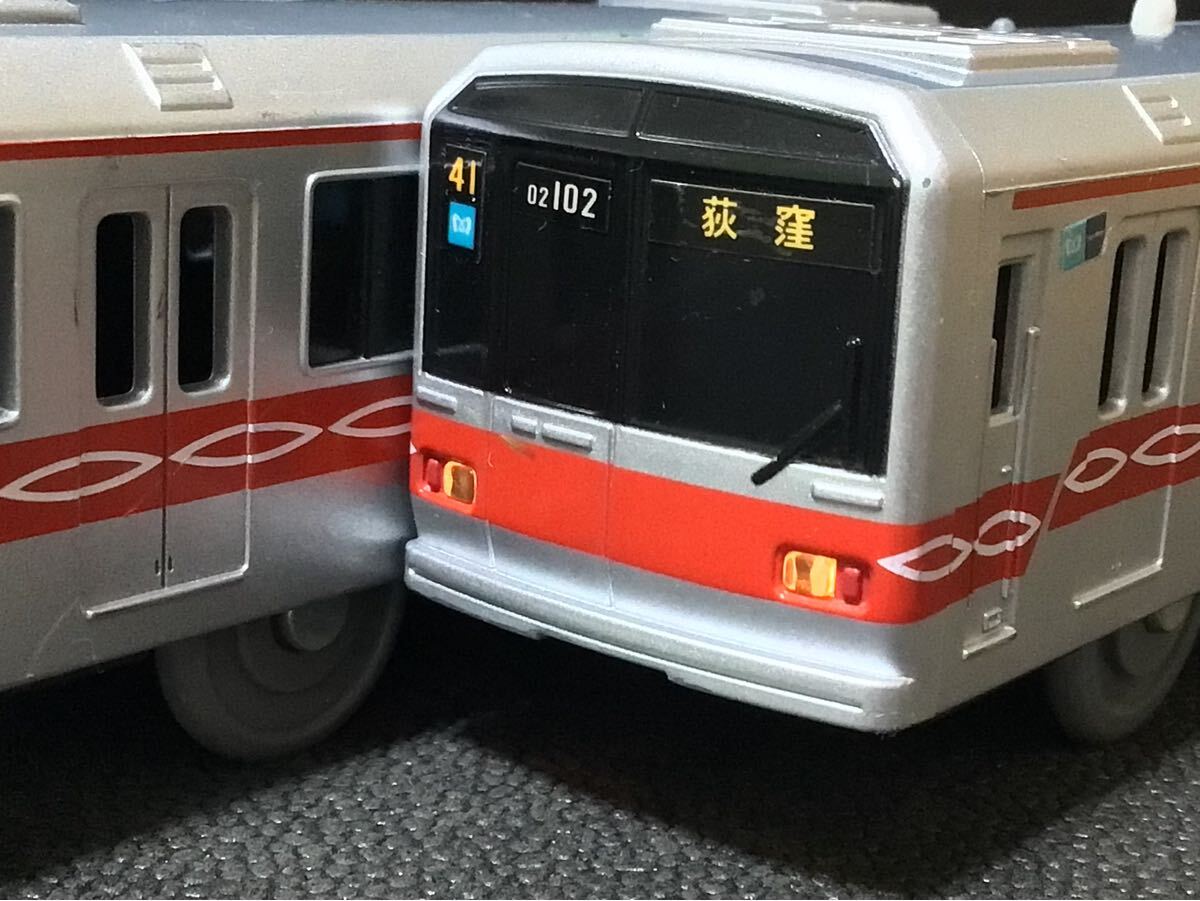プラレール 車両 大量 ライト付き 東京メトロ 丸の内線 02系 希少 