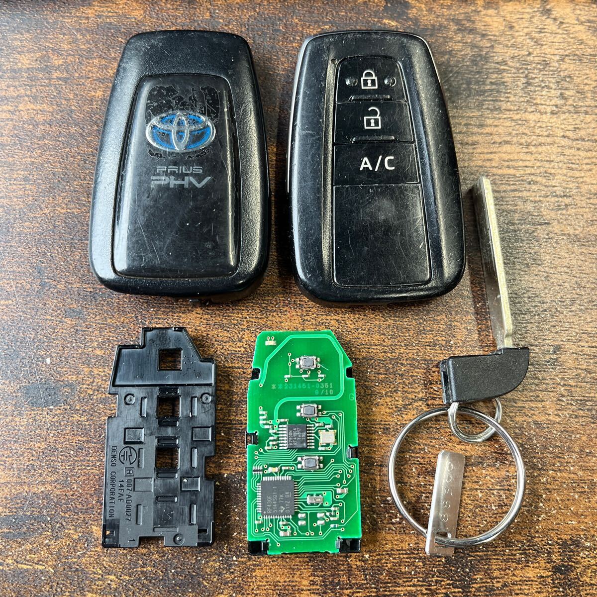 トヨタ プリウス PHV キーレスエントリー 3個セット トヨタ