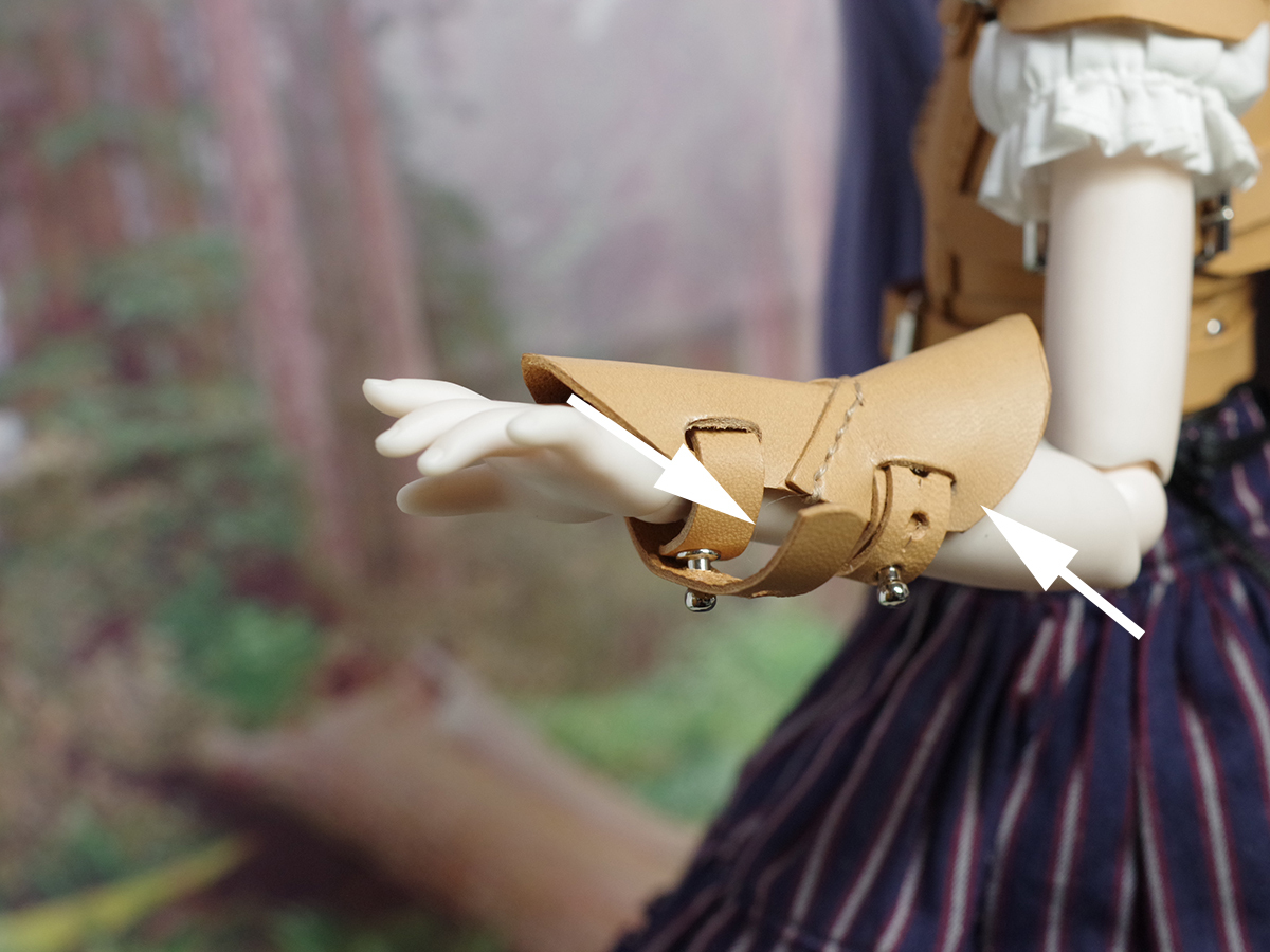 2024年最新海外 工房sinq】MDD向けレザーアーマー(キャメル) その他