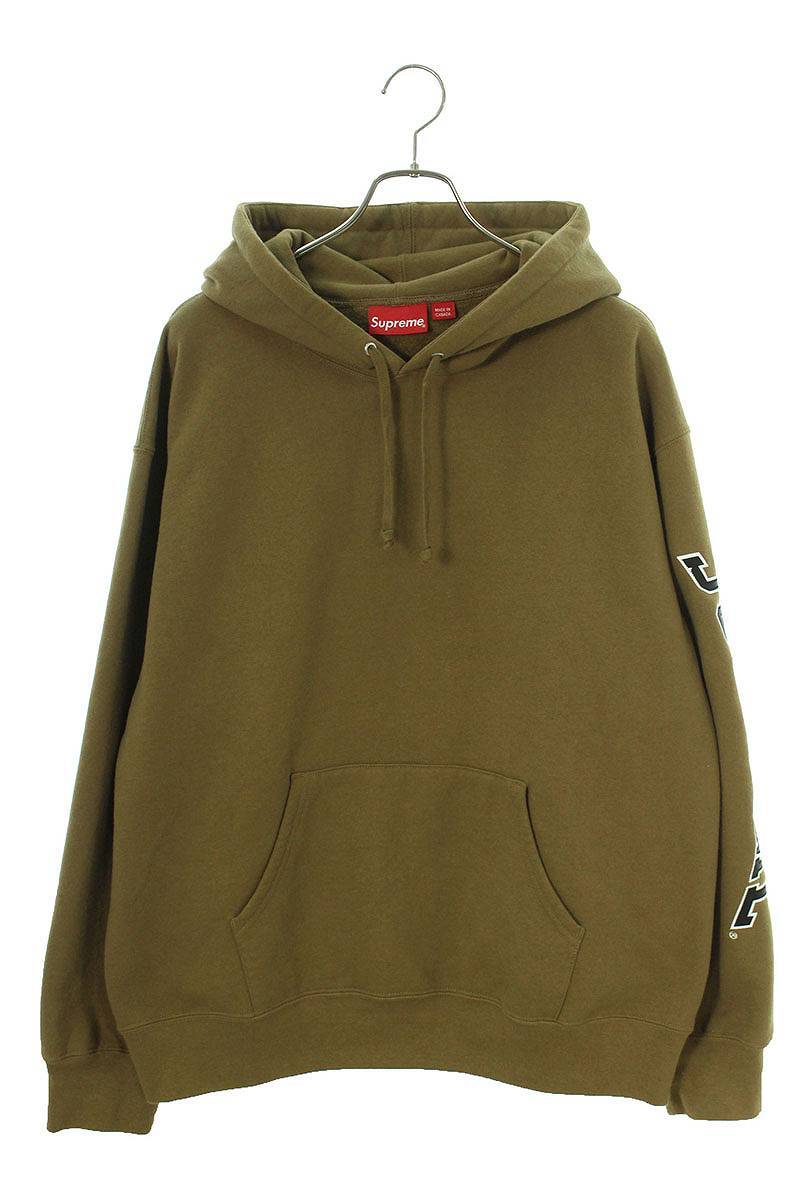  Supreme Parker 23AW size :L sleeve arch Logo pull over Parker used BS55