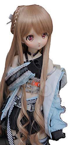 ドール用 耐熱 ウィッグ カツラ 三つ編みアレンジ ロングヘア 1/3
