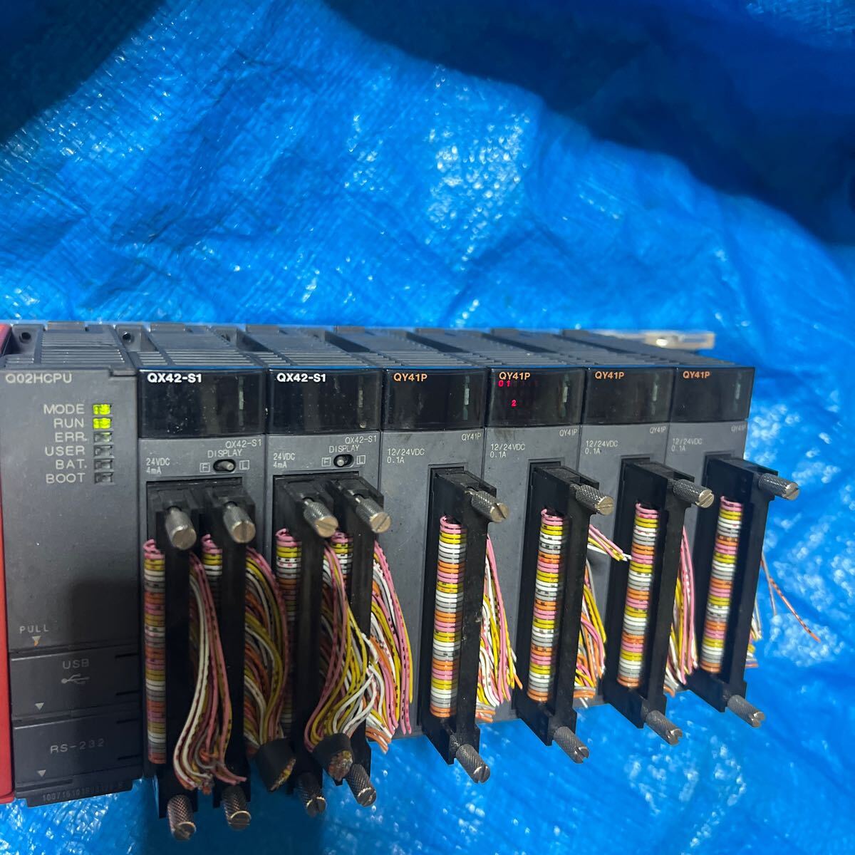 三菱電機 PLC シーケンサ Q02HCPU - スイッチング電源 三菱電機 PLC シーケンサ Q02HCPU - スイッチング電源