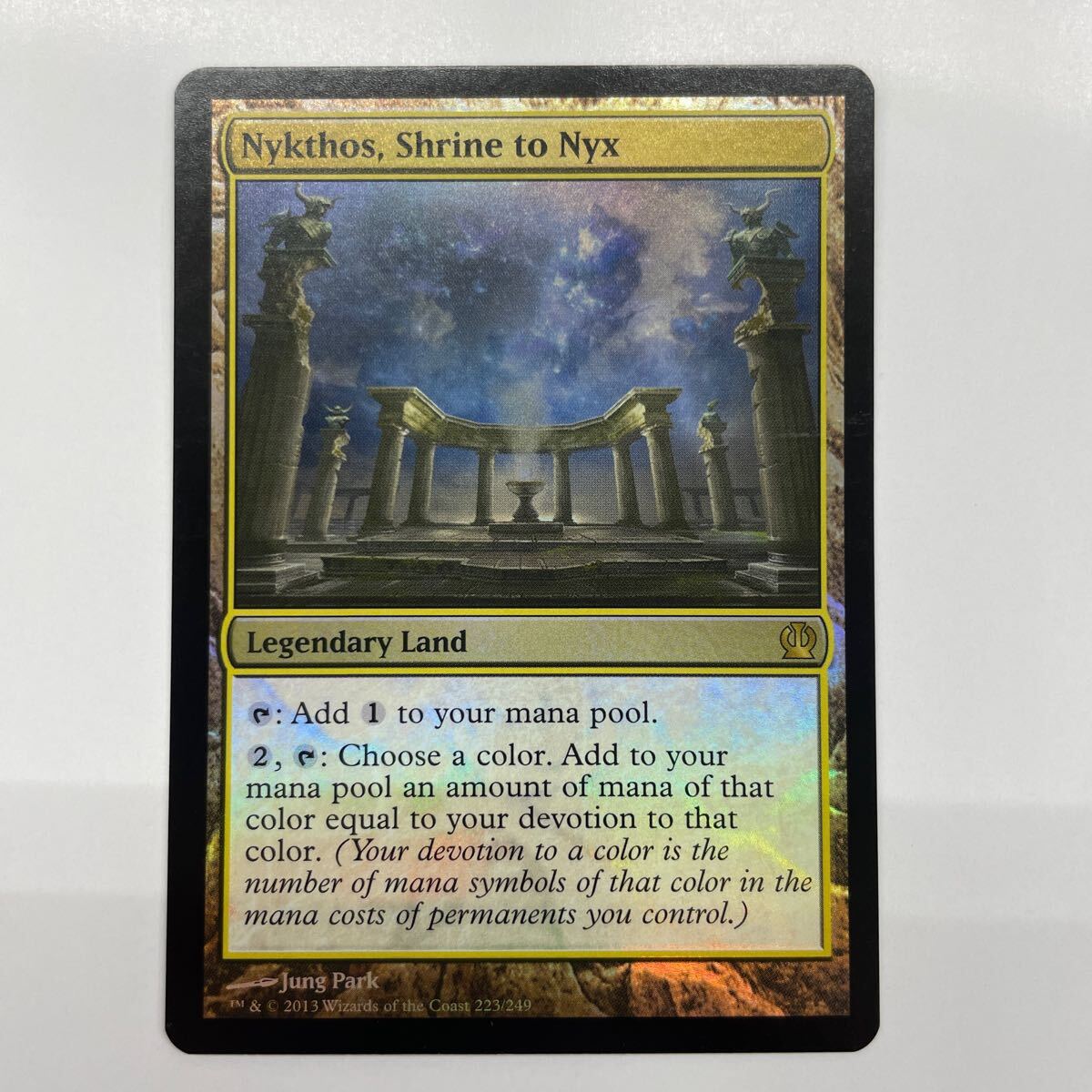 即決★MAGIC★マジック★プレイ用★良品★ニクスの祭殿、ニクソス/Nykthos, Shrine to Nyx　Foil　英語
