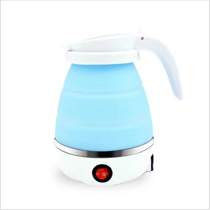  great popularity electric kettle pot 600ml folding silicon empty .. prevention sleeping area in the vehicle trip kettle high speed hot water ... vessel one person living compact carrying business trip 