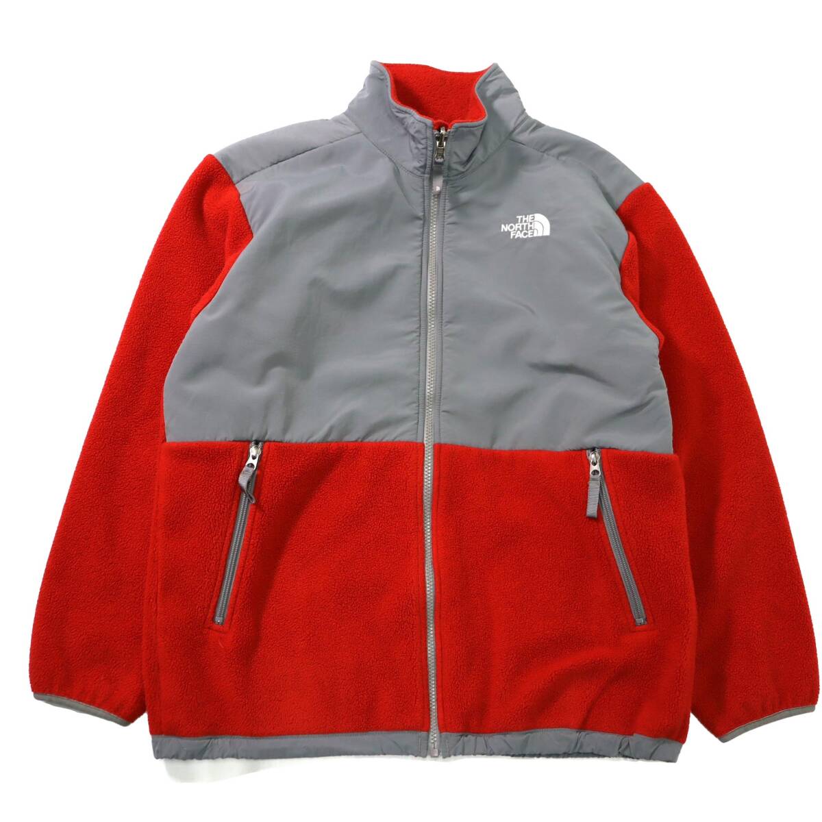 [Boy's XL] THE NORTH FACE デナリ ジャケット オレンジ グレー ノースフェイス フリース ナイロン ビンテージ vintage 00s 90s