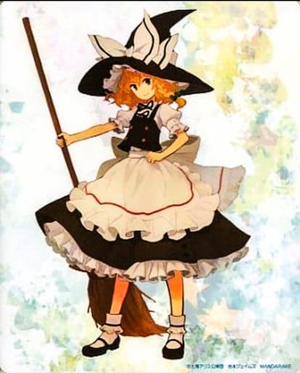 霧雨魔理沙　マウスパッド　(岩本ジェイムズ) C76　（カタログ特典/まんだらけ）【東方Project】美少女　同人　コミケ　グッズ