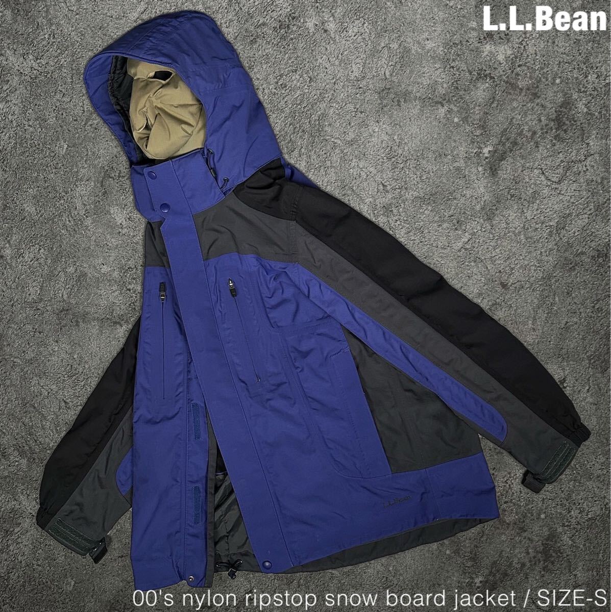 L.L.Bean 00s リップストップ スノーボード スキー ジャケット 90s ビンテージ エルエルビーン
