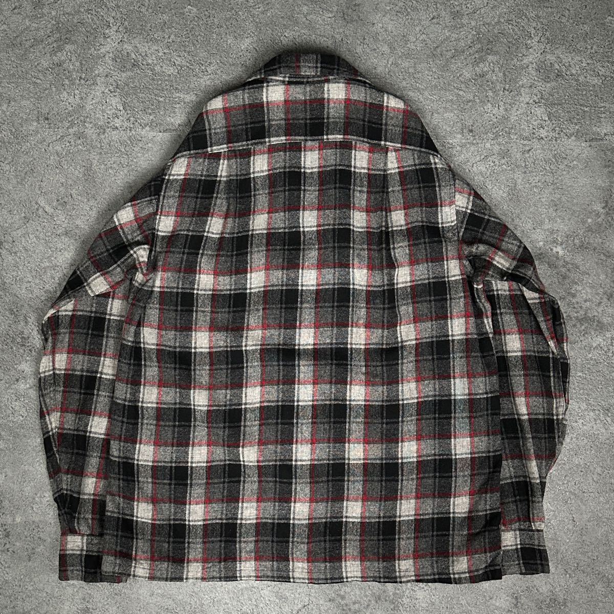 PENDLETON 50s ビンテージ オープンカラー ボードシャツ 60s 70s PENDLETON 50s ビンテージ オープンカラー ボードシャツ 60s 70s
