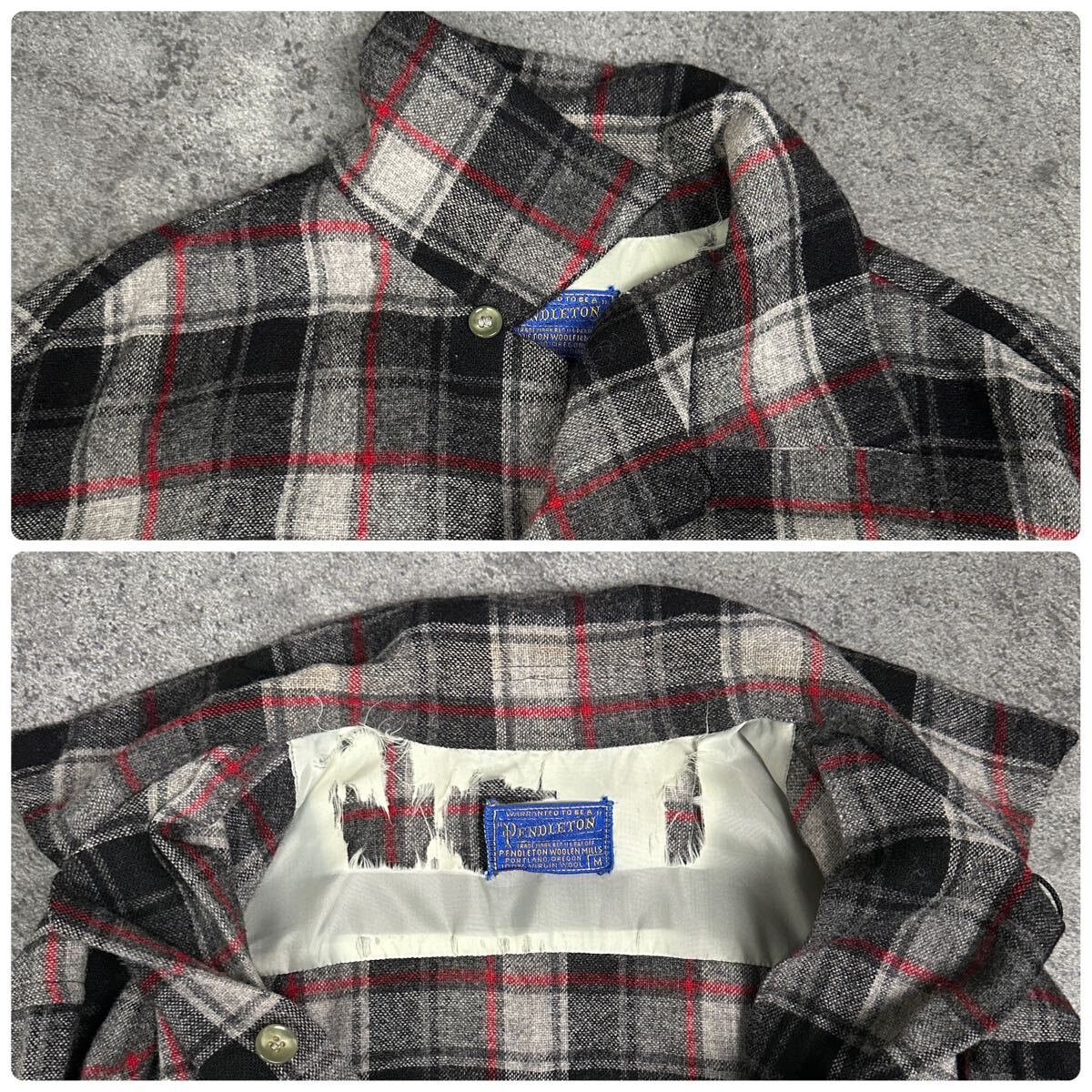 PENDLETON 50s ビンテージ オープンカラー ボードシャツ 60s 70s PENDLETON 50s ビンテージ オープンカラー ボードシャツ 60s 70s