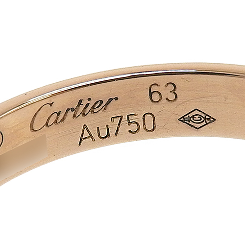 CARTIER( Cartier ) LOVE ring K18 pink gold PG ring Rav ring 22.5(62.5) number Gold gold men's 41100048619[ a la mode ]