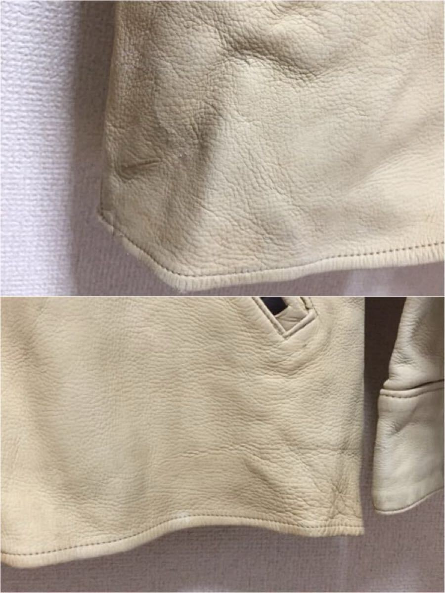 50's 60's USAヴィンテージ レザーフリンジジャケット Mid-Western ウエスタンレザージャケット WISCONSIN 40_画像6