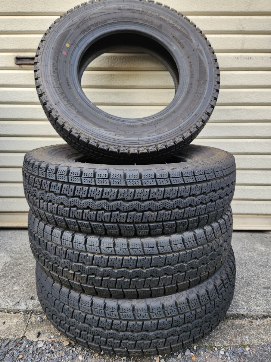★145R12★6P.R LT★4本価格★1個口発送★ダンロップ★バリ溝★売り切ります★赤字覚悟★スタッドレス祭