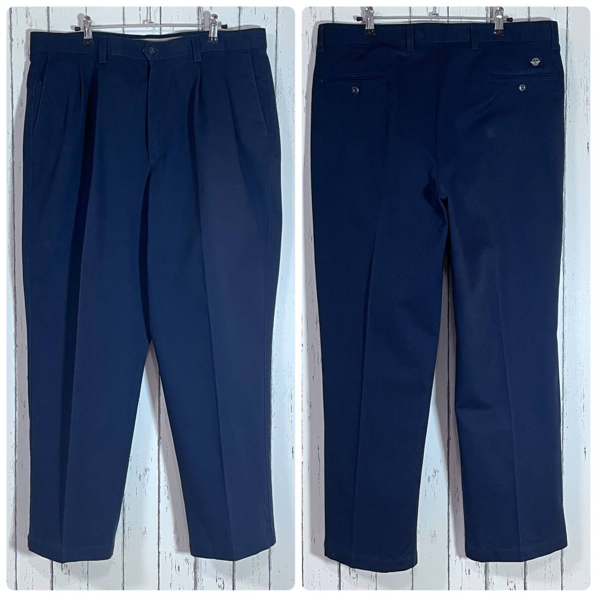 00s USA製 DOCKERS ドッカーズ W38 L29 ネイビー 紺 Classic Fit 00s USA製 DOCKERS ドッカーズ W38 L29 ネイビー 紺 Classic Fit