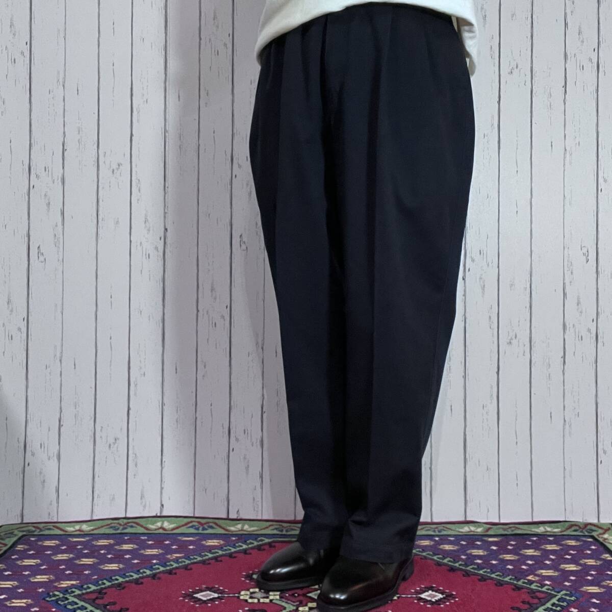 00s USA製 DOCKERS ドッカーズ W38 L29 ネイビー 紺 Classic Fit 00s USA製 DOCKERS ドッカーズ W38 L29 ネイビー 紺 Classic Fit