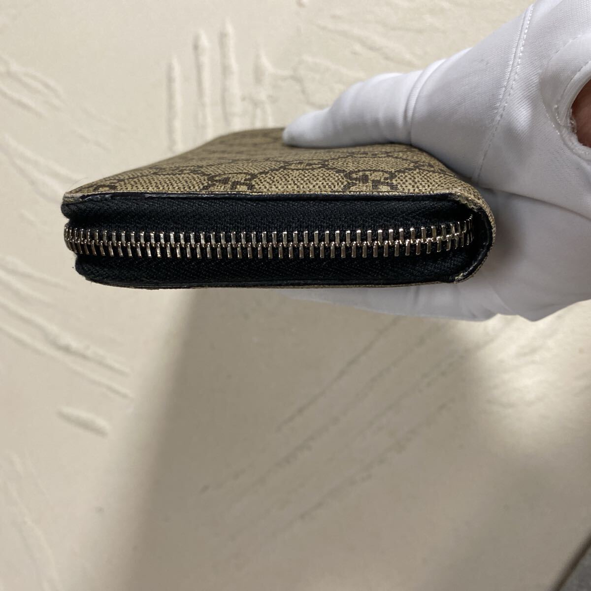 GUCCI グッチ キングスネーク 長財布 ラウンドファスナー GG GUCCI グッチ キングスネーク 長財布 ラウンドファスナー GG