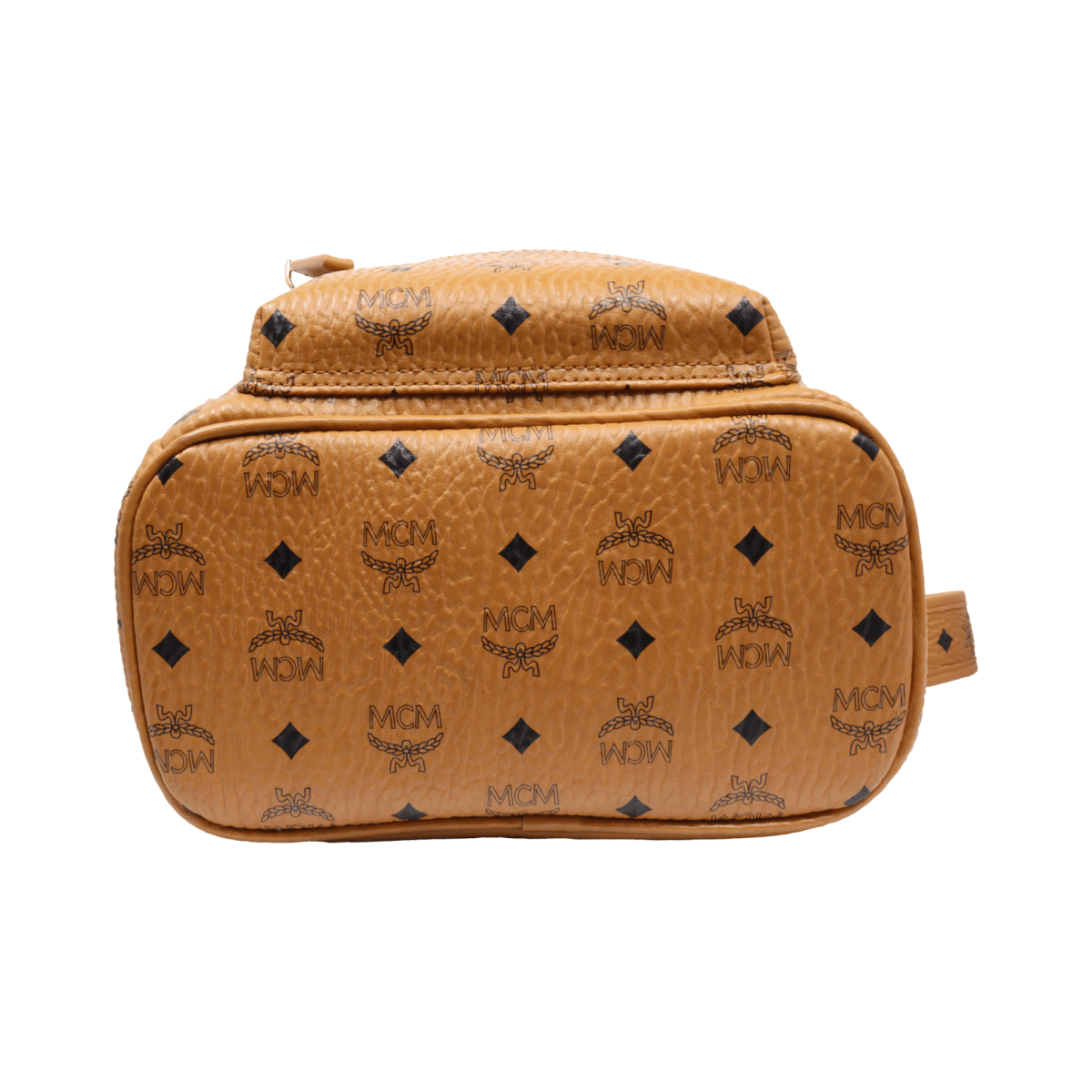 MCM エムシーエム バックパック MMK AAVE08 CO001 レザー コニャック ブラウン リュック リュックサック