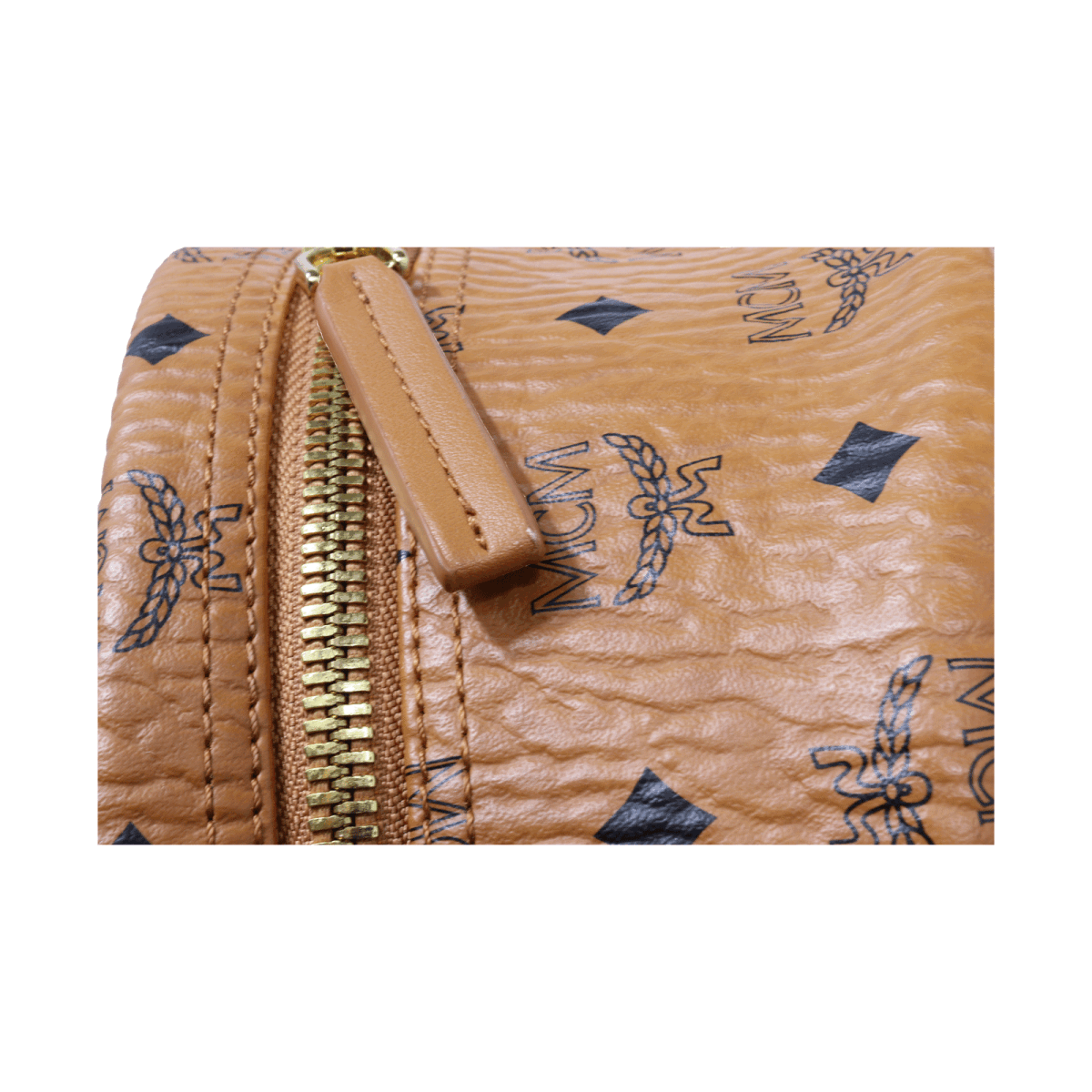 MCM エムシーエム バックパック MMK AAVE08 CO001 レザー コニャック ブラウン リュック リュックサック