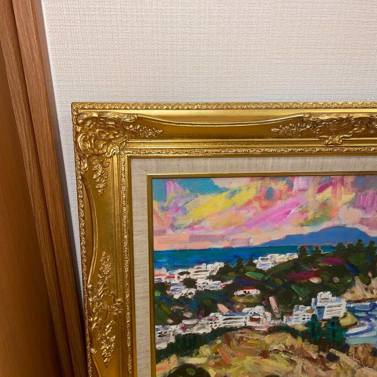 風景画 油彩 Yoshimura サイン入り ◇◇ 田中一村 風景画 油彩 サイン落款有 F6号 絵画 油絵 ◇◇|絵画