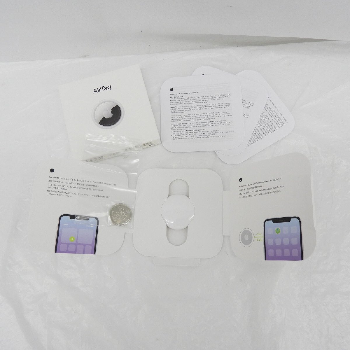 1円～【美品】Apple アップル AirTag エアタグ 1パック MX532ZP/A 11712339 1116