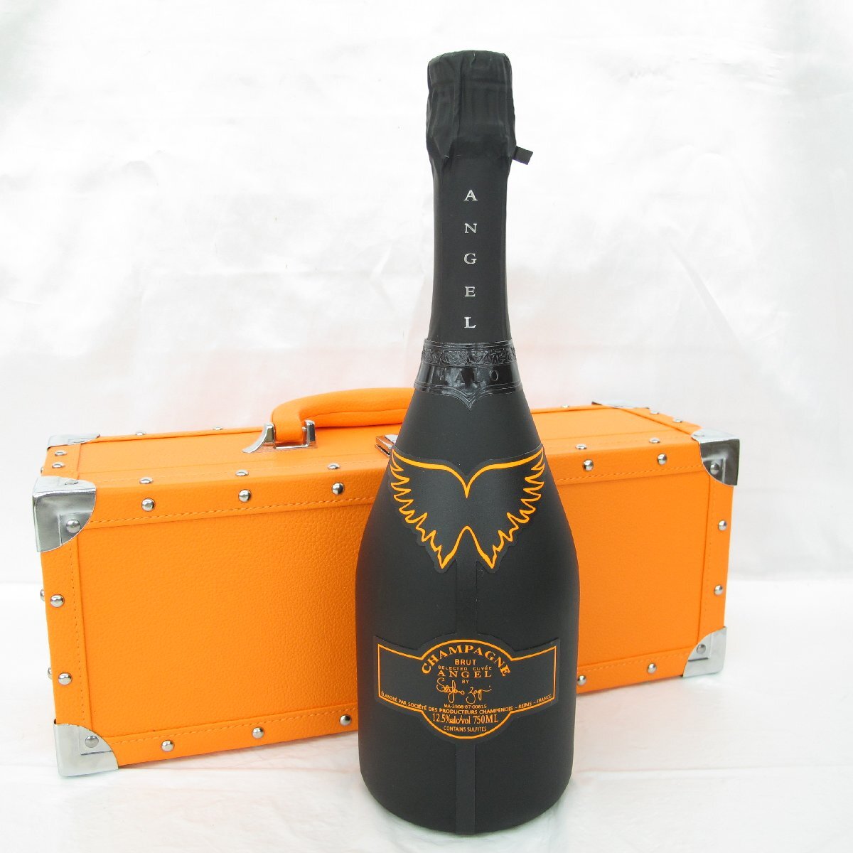 【未開栓】ANGEL エンジェル ブリュット ヘイロー オレンジ シャンパン 750ml 12.5% ケース付 11719549 1120