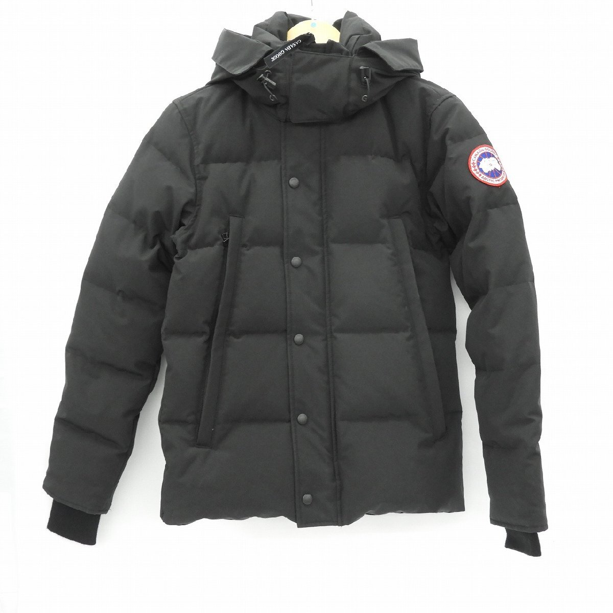 【中古品】CANADA GOOSE カナダグース 3808MA WYNDHAM PARKA ウィンダムパーカー ブラック 国内正規品 サイズ：(XS) 931158104 1202