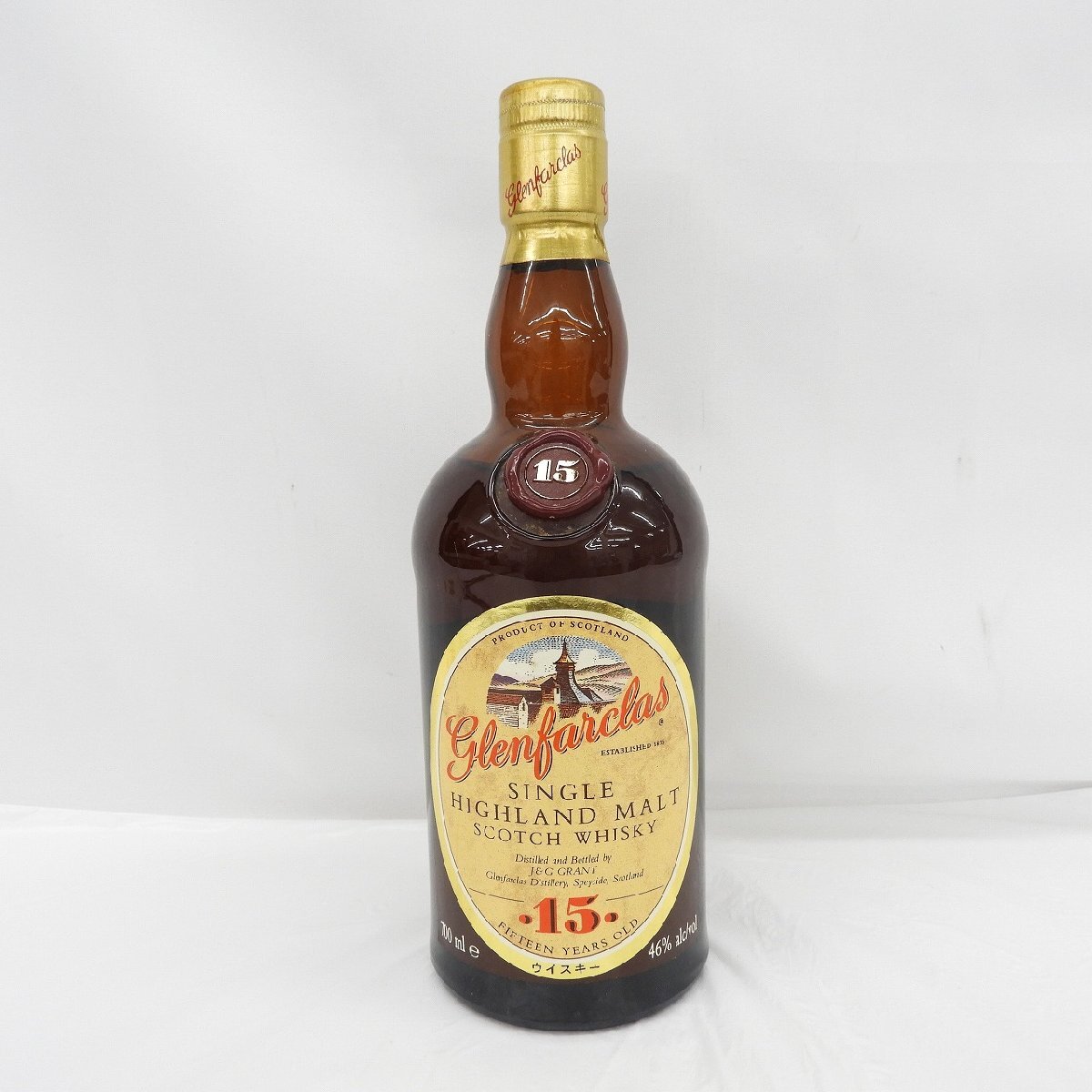 【未開栓】Glenfarclas グレンファークラス 15年 シングルハイランドモルト ウイスキー 700ml 46% 11729735 1202