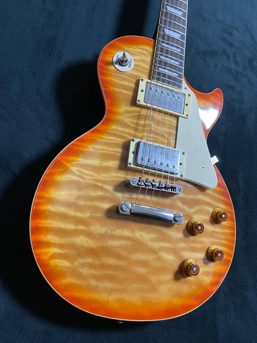 EPIPHONE LES PAUL ULTRA QUILT TOP IN FADED CHERRY SUNBURST EPIPHONE LES PAUL ULTRA QUILT TOP IN FADED CHERRY SUNBURST