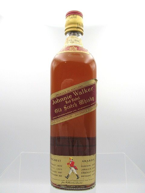 古酒☆未開栓　Johnnie Walker Red Label 760ml　ティンキャップ　２本セット　ウイスキー特級ラベル 756 / 2836 ジョニーウォーカー赤 Johnnie Walker Red Label, 1.75 Liter - The Whisky Shop - San Francisco