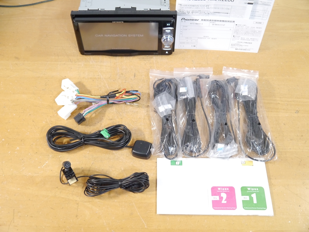 !_[1125(9] AVIC-RW800-D 2024 год новейший карта * Orbis не использовался антенна есть простая в использовании навигация ("Raku Navi") Full seg /DVD/Bluetooth/SD/USB/iPod/ запись carrozzeria