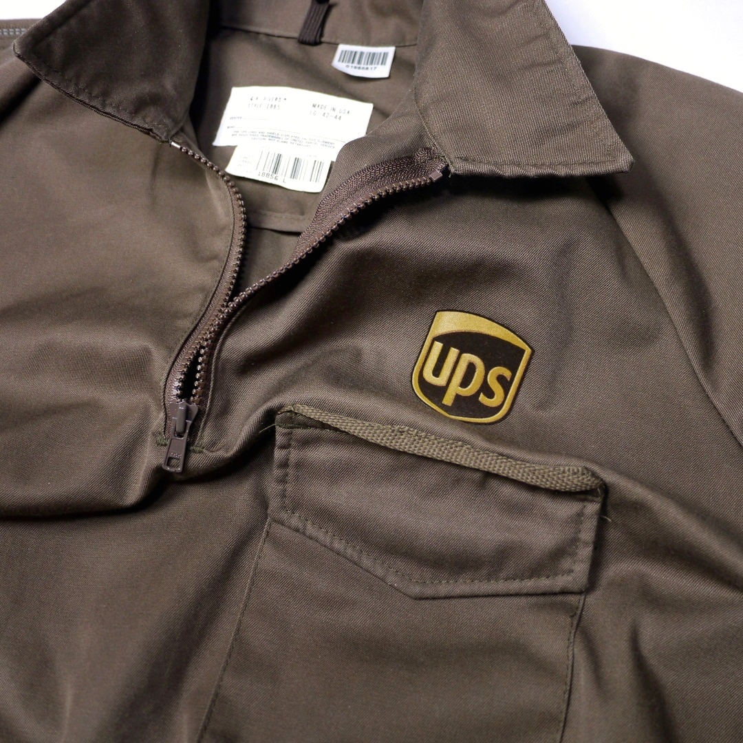 USA製ビンテージUPS企業物ユニフォーム プルオーバー ワーク USA製ビンテージUPS企業物ユニフォーム プルオーバー ワーク