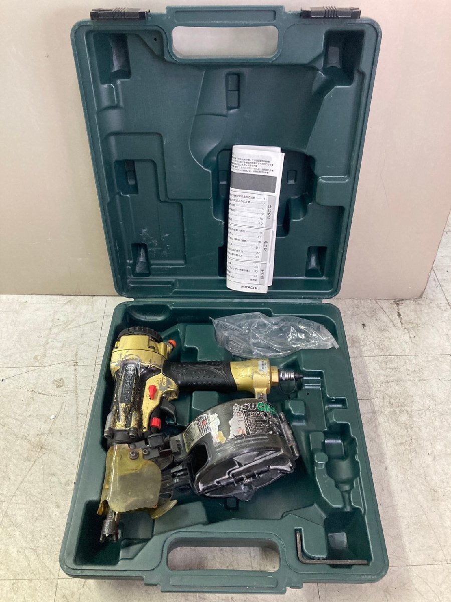 Yahoo!オークション - 中古 日立工機 50mm 高圧ロール釘打機 Yahoo!オークション - 中古 日立工機 50mm 高圧ロール釘打機