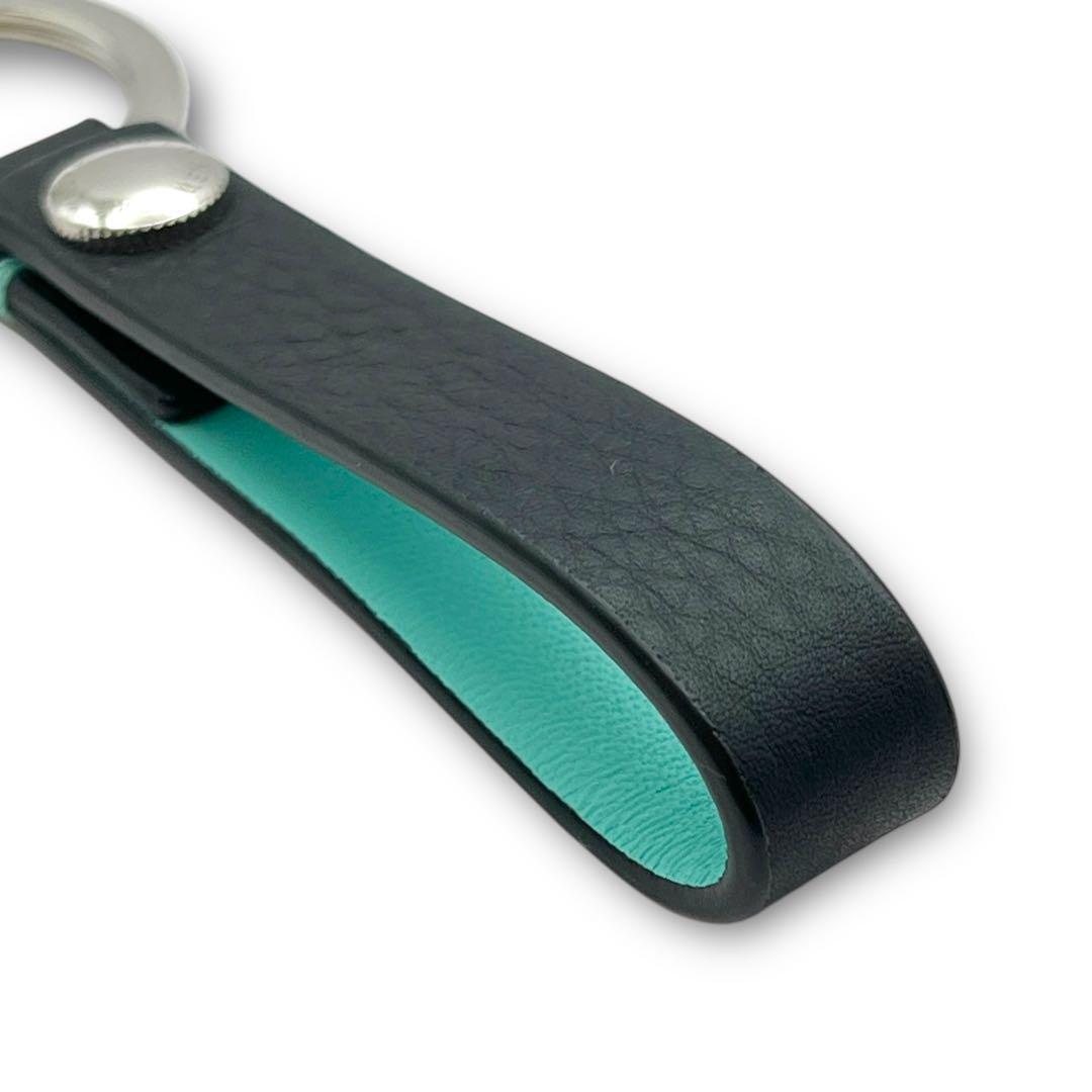 未使用品】Tiffany&Co ティファニー レザー キーリング 未使用品】Tiffany&Co ティファニー レザー キーリング