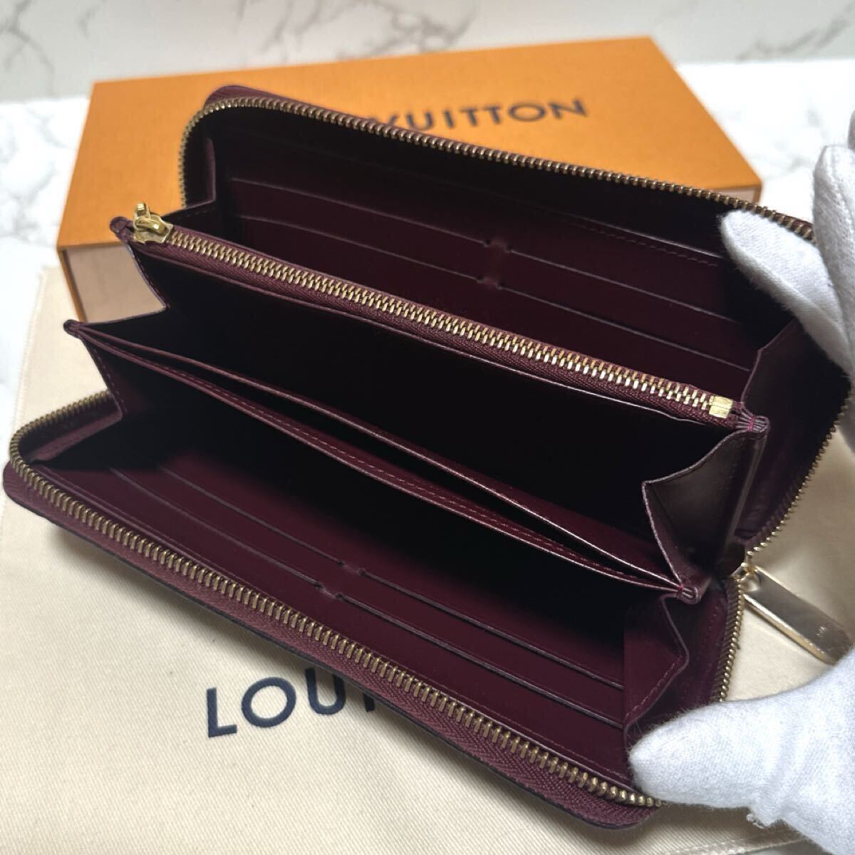 Yahoo!オークション - 鑑定済み LOUIS VUITTON ラウンド