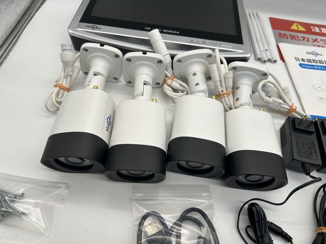 Hiseeu 防犯カメラ 4台セット WK-12V-4HB315-CT Hiseeu 防犯カメラ 4台セット WK-12V-4HB315-CT