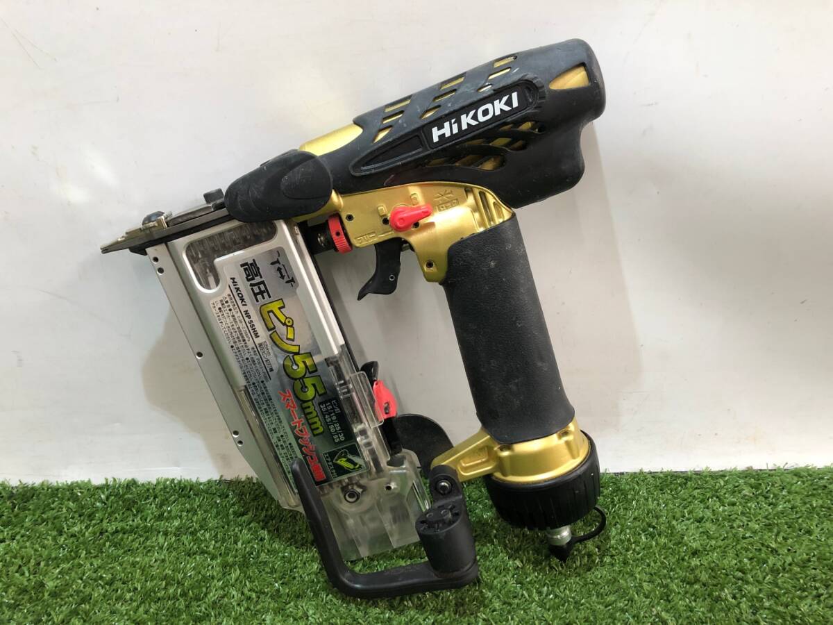 中古品】HiKOKI 55mm高圧ピン釘打機 NP55HM IT2SNCTAEE3X エアー 中古品】HiKOKI 55mm高圧ピン釘打機 NP55HM IT2SNCTAEE3X エアー