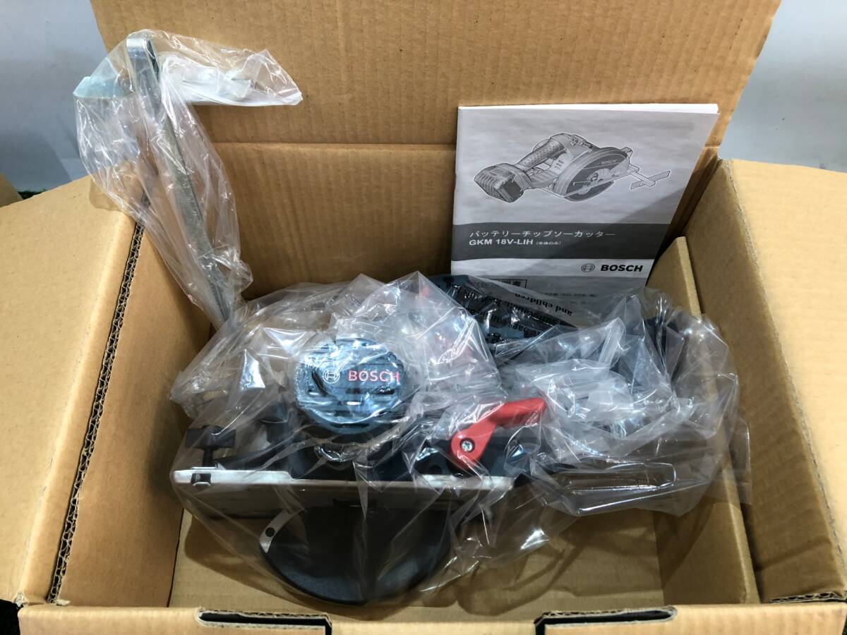 未使用品】BOSCH 18Vバッテリーチップソーカッター GKM18V-LIH 未使用品】BOSCH 18Vバッテリーチップソーカッター GKM18V-LIH