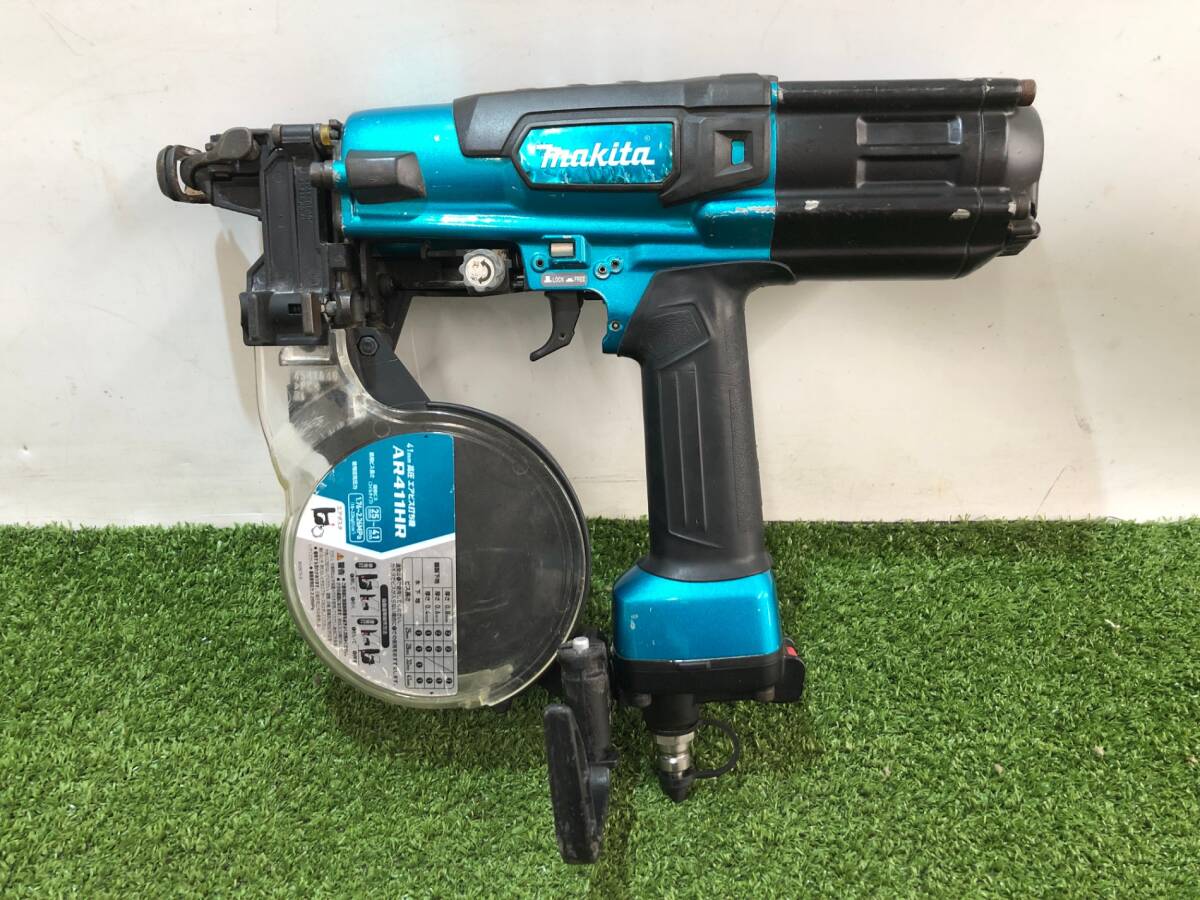 【中古品】makita 41mm高圧エアビス打ち機 AR411HRM ITLR7BKUGXTA