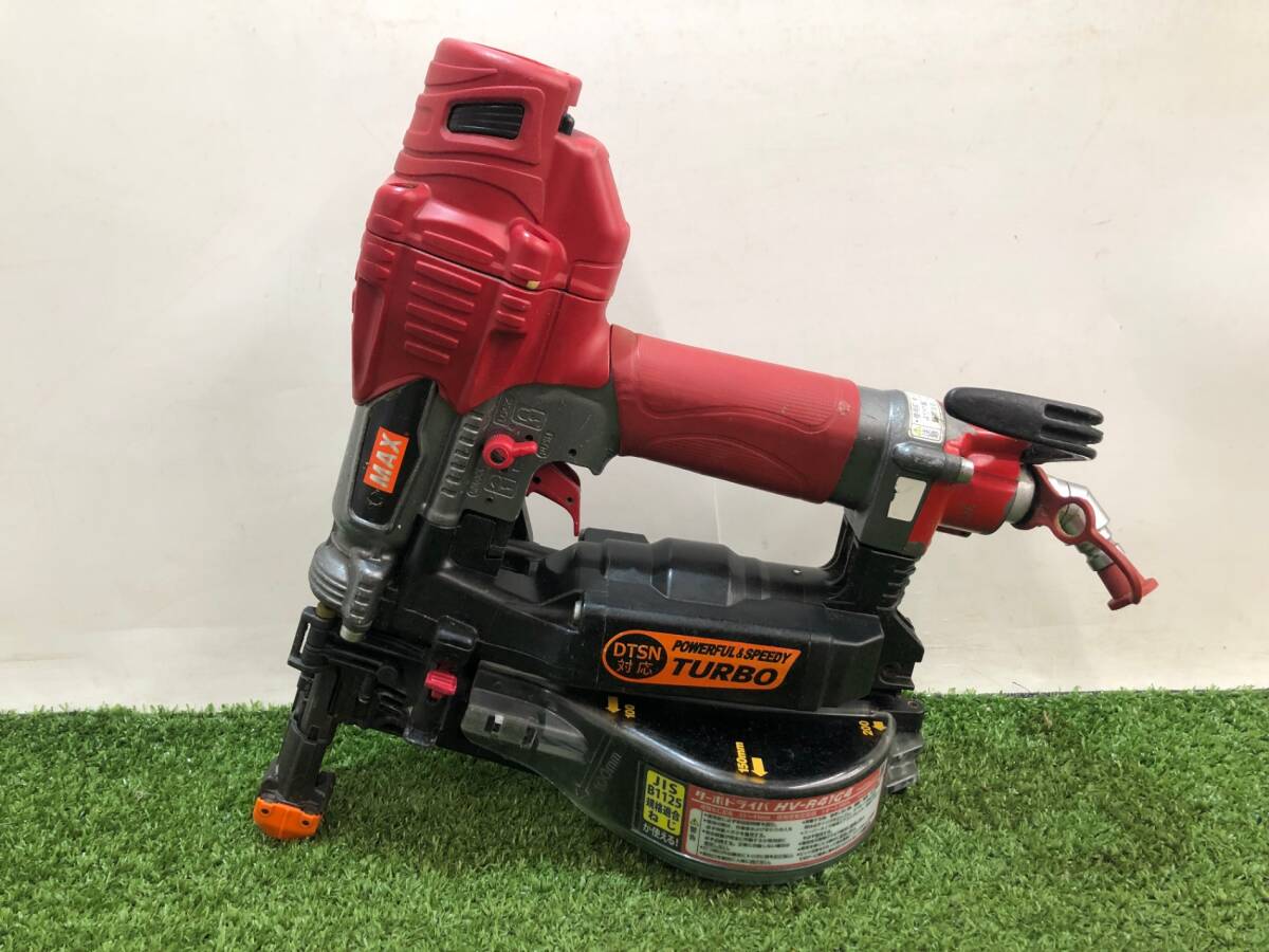 【中古品】MAX 41mm高圧ねじ打機 ターボドライバ HV-R41G4 IT7XWZ5F0QP4