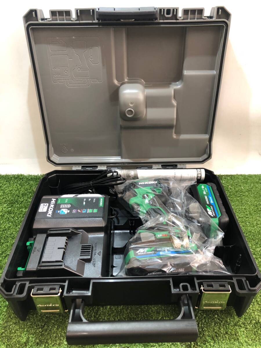 【未使用品】HiKOKI 36vコードレスインパクトドライバ アグレッシブグリーン WH36DD(2XHLSZ)　IT3N3A3ZP522