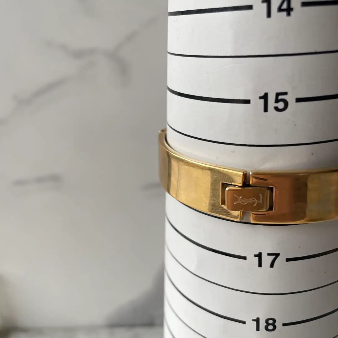 少し豊富な贈り物 稼動品 YSL イヴサンローラン ゴールドバングル 腕時計 時計
