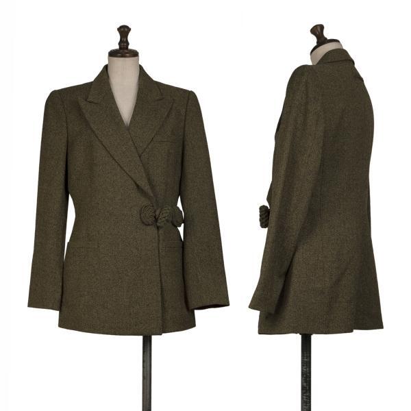 ジャンポールゴルチエ クラシックJean Paul GAULTIER CLASSIQUE ウールセットアップ カーキ40
