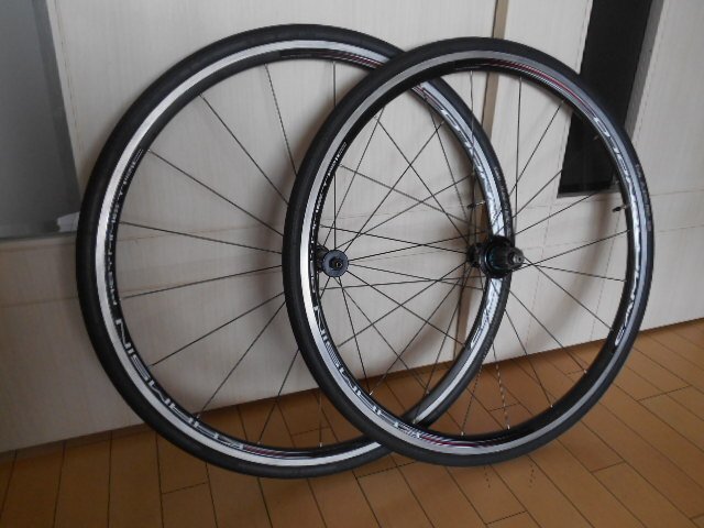 カンパニョーロ カムシン ホイール 前後セット タイヤ付いてますが・・・Campagnolo KHAMSIN 「送料表」あり
