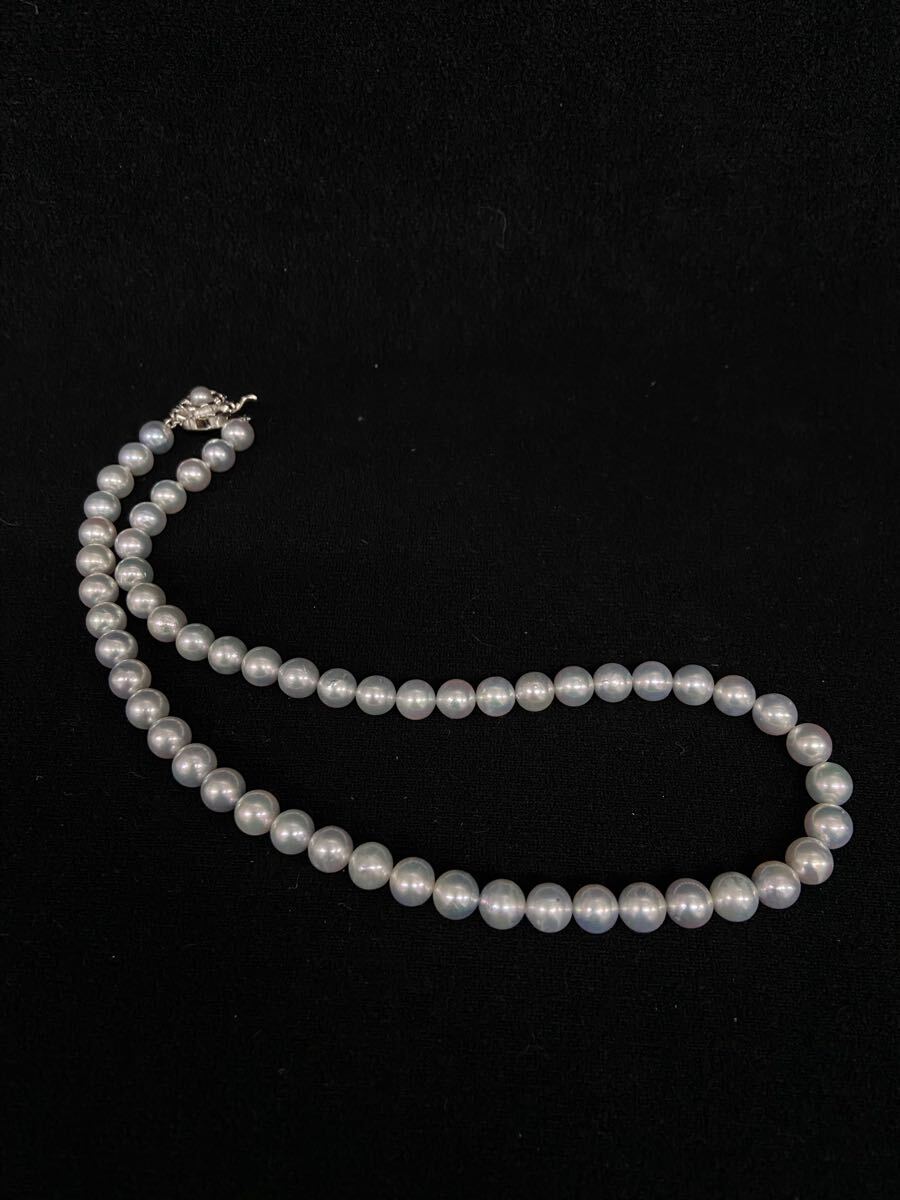 BDAH4028】パールネックレス 留め具 SILVER刻印 レディース BDAH4028】パールネックレス 留め具 SILVER刻印 レディース