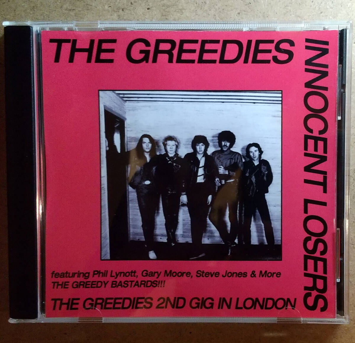 THE GREEDIES 「INNOCENT LOSERS」(1CD) feat.PHILIP LYNOTT, GARY MOORE, STEVE JONES & MORE