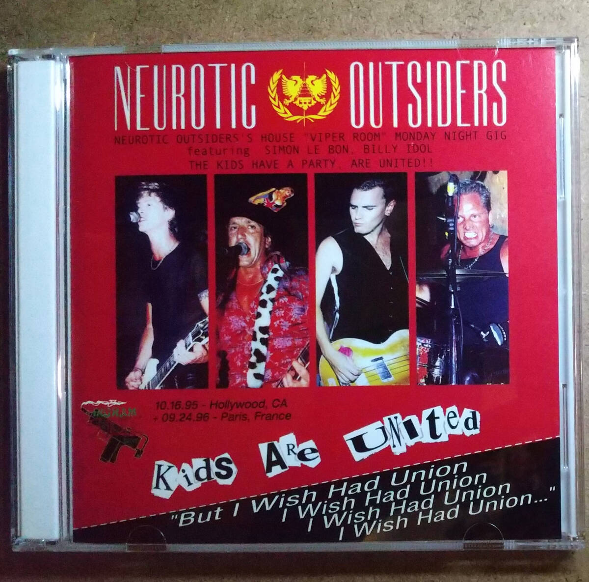 NEUROTIC OUTSIDERS 「KIDS ARE UNITED」(2CD) STEVE JONES, DUFF McKAGAN, MATT SORUM, JOHN TAYLOR