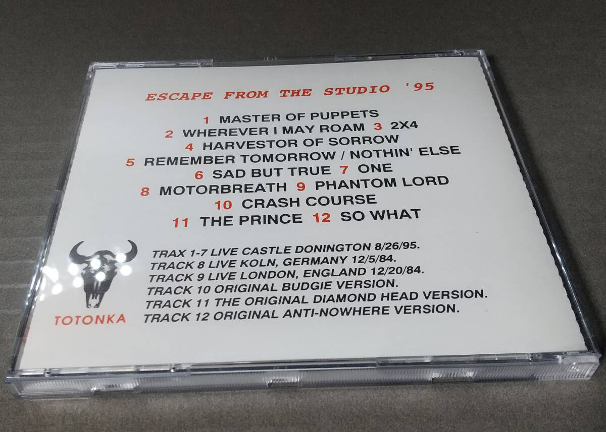 METALLICA/ESCAPE FROM THE STUDIO '95(1CD)_画像2