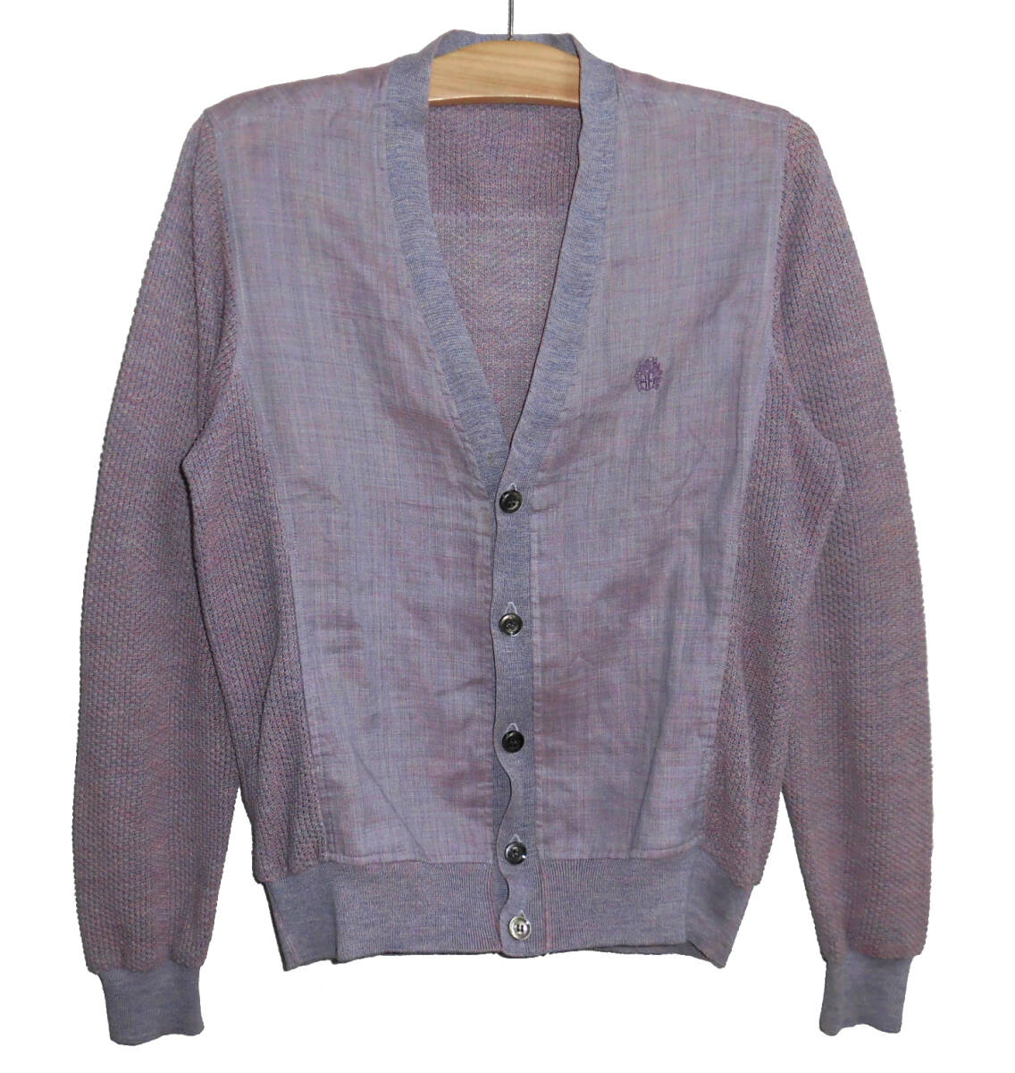 φ美品 DAKS ダックス リネンニット カーディガン M